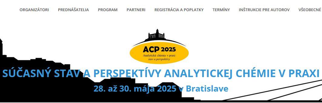SÚČASNÝ STAV A PERSPEKTÍVY ANALYTICKEJ CHÉMIE V PRAXI